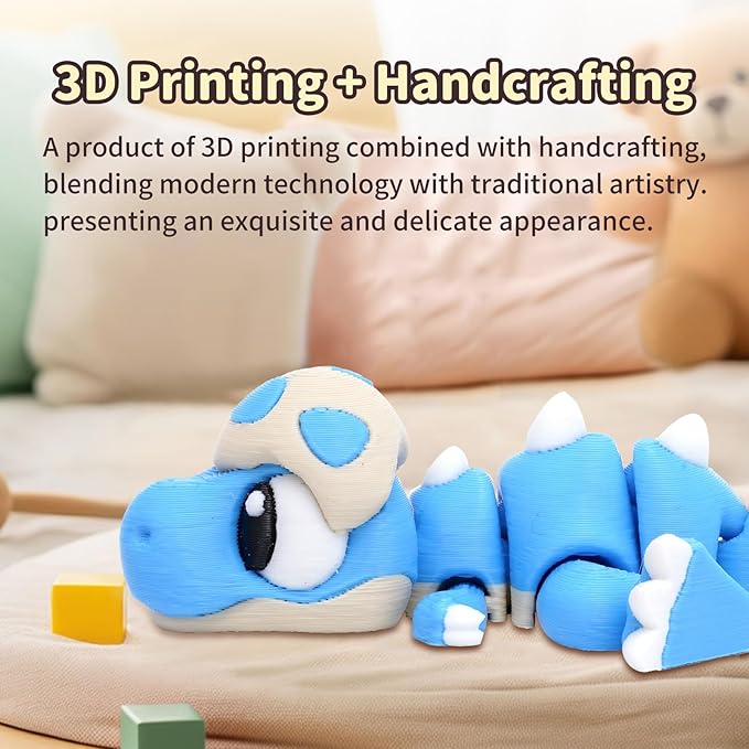 3D Printed Exquisite Dinosaur Egg Toy Model, Fully Articulated 3D Printed Toy. (Green)