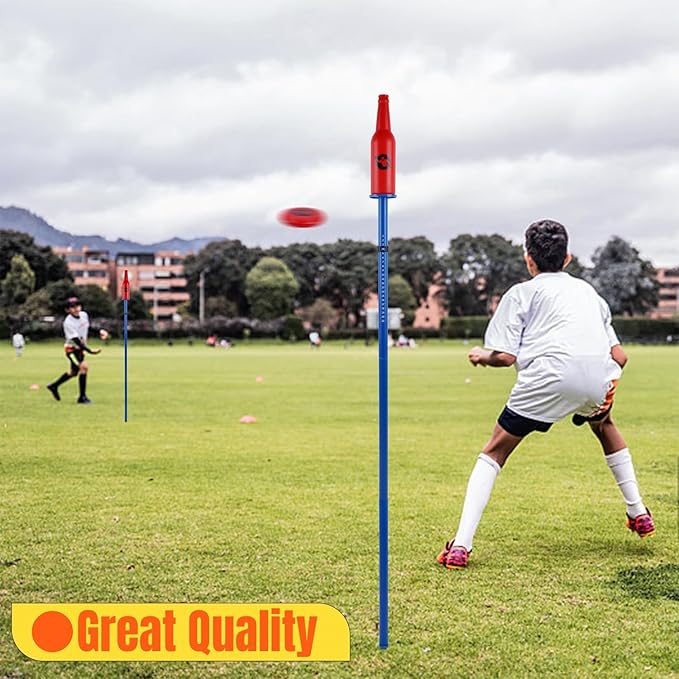 Juegoal Outdoor Flying Disc Game Set, Yard Games Set, Outside Fun Disc Toss Game for Beach Lawn Backyard Park Camping