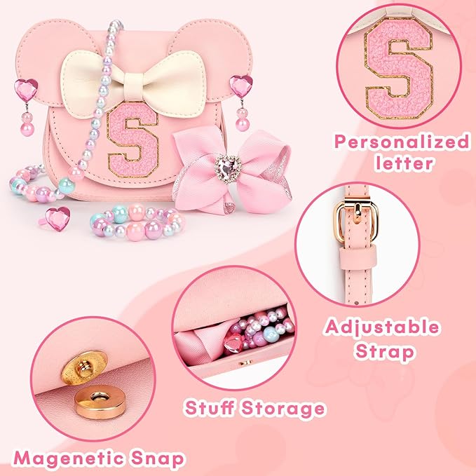 mibasies Toddler Purse Gifts for Girls: 3 Year Old Girl Gifts, Mouse Toys Purse Set