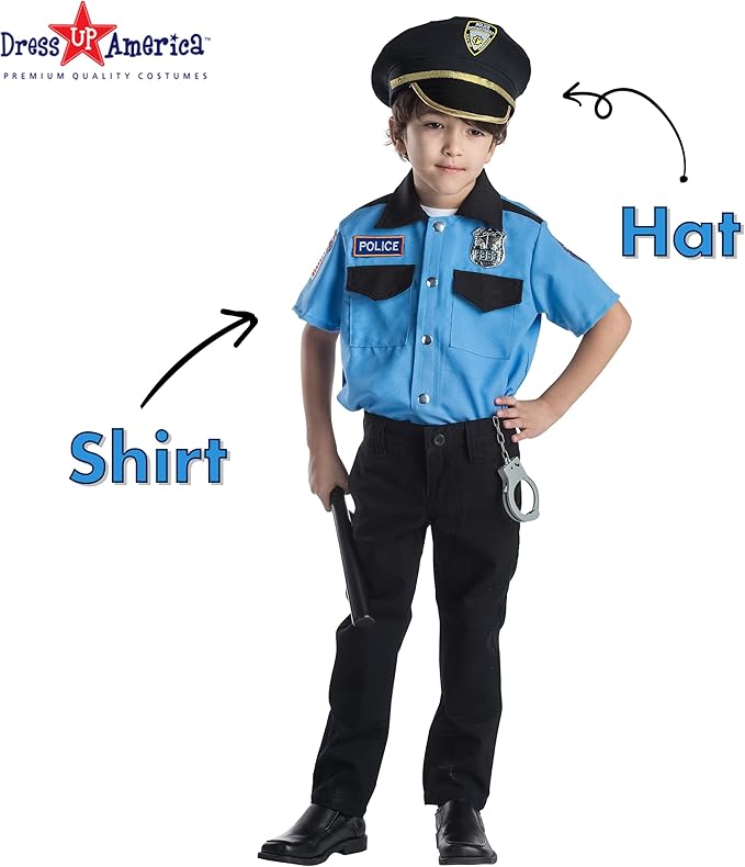 Dress Up America Dress-Up Costumes - Kids Pretend Play Sets - Role-Play Costume Clothes for Toddlers