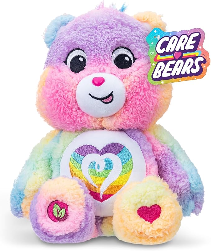Care Bears 14" Cozy Togetherness Bear - Medium Size Plush - Soft, Huggable Plushie, Stuffed Animal for Girls and Boys, Ages 4+