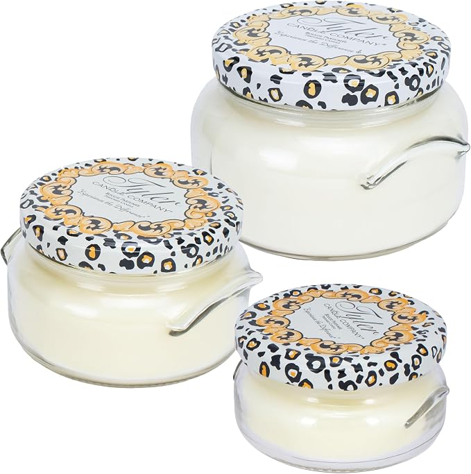 Elanze Designs Tyler Candle French Market Scented Aromatherapy Candle - 22 oz, 11 oz and 3.4 oz Glass Jar Bundle; Set of 3