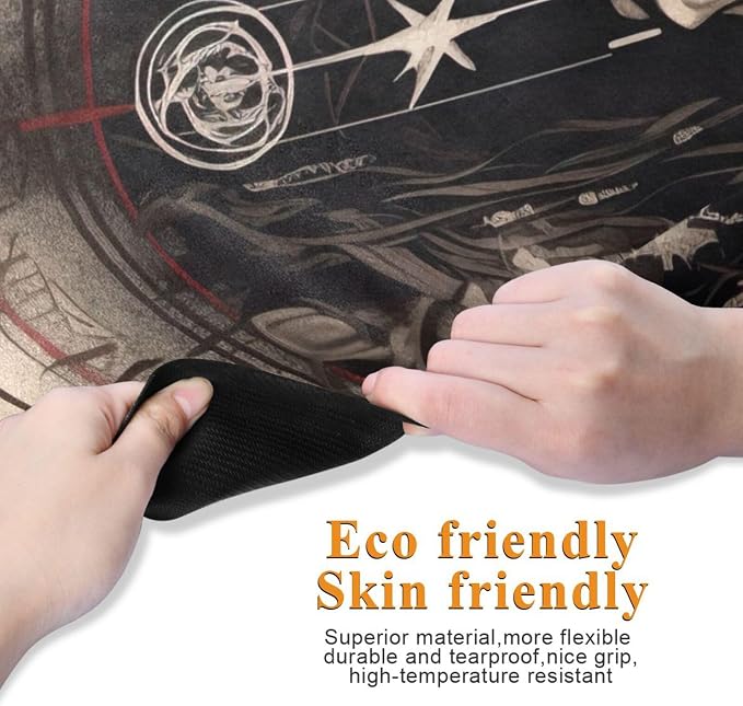 Skull Yoga Mat for Women Men 71" x 26" Non Slip Exercise & Fitness Mat 1mm Thick Workout Mat for Yoga, Pilates, Come with Storage Bag