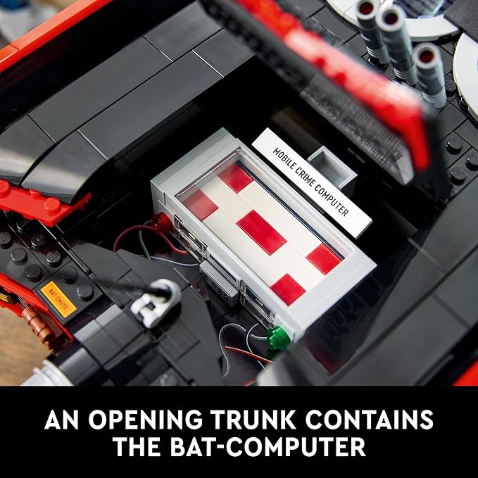 LEGO DC Batman: The Classic TV Series Batmobile, DC Collectible Car, Building Set Inspired by The 1966 Television Show’s Classic Batmobile, Creative Gift for Adults and Super Hero Fans, 76328