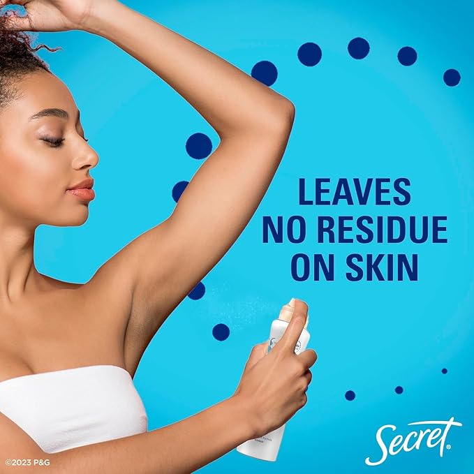 Secret Dry Spray Aluminum Free Deodorant for Women, Refreshing Cucumber, 4.1 oz