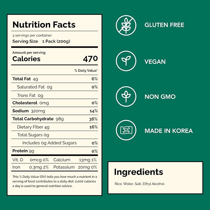 Gung Jeon Bang Korean Sliced Rice Cake | Chewy Rice Cake for Tteokguk | Vegan, Gluten-Free, Non-GMO | 21.16oz (3 x 7.05oz Bags) (Pack of 1) (Pack of 3)