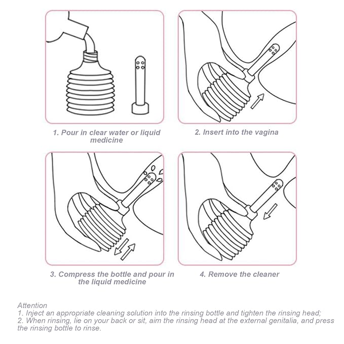 16Pcs Douche Bottles for Women, 50ml/180ml Safe Disposable Vaginal Douche Anal Applicator Eco-Friendly Flexible Butt Cleaner for Women Men for