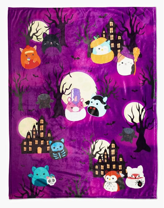 Collectibles Squishmallows Halloween Bedding Super Soft Cozy Plush Throw, 46 in x 60 in, (Officially Licensed Product) by Franco