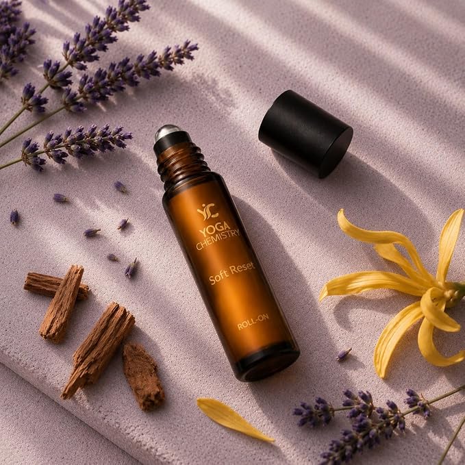 Soft Reset Essential Oil Roll-On 10 ml / 0.34 fl oz Pre-Diluted Pulse Point Aromatherapy Blend for Calm and Ease Herbal Earthy Floral