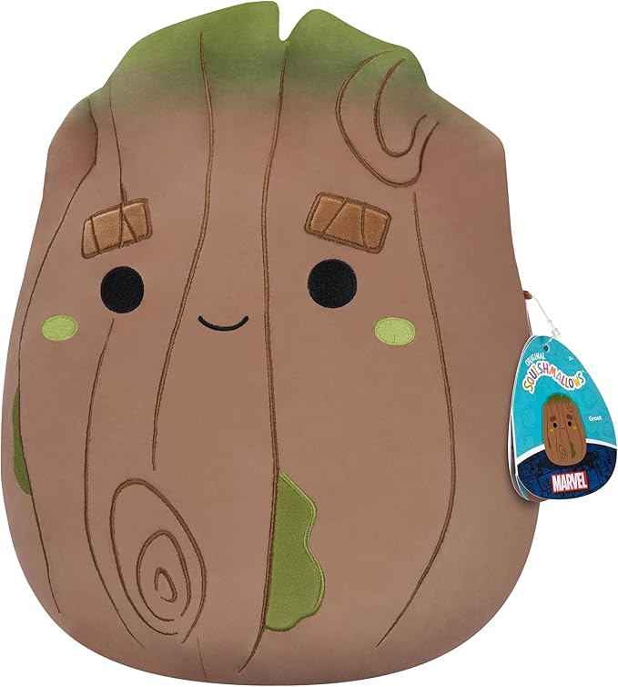 Squishmallows Original 12in Marvel Groot Plush (Medium-Sized)