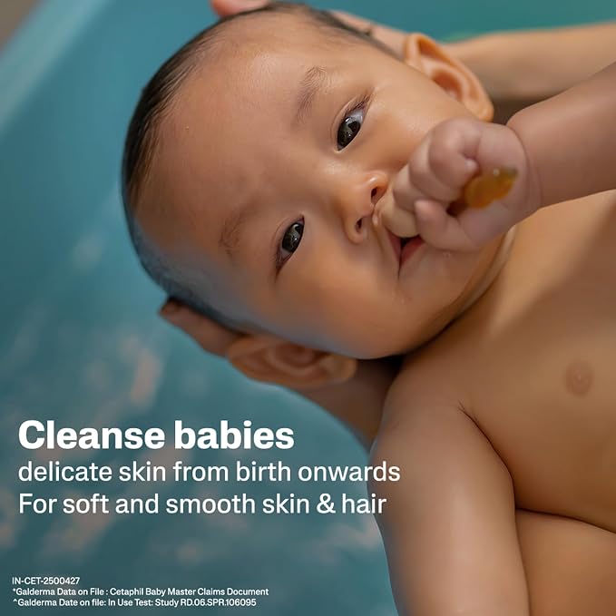 Cetaphil Baby Wash & Shampoo ,Tear Free, Paraben, Colorant and Mineral Oil Free, 13.5 Fl. Oz (Packaging May Vary)