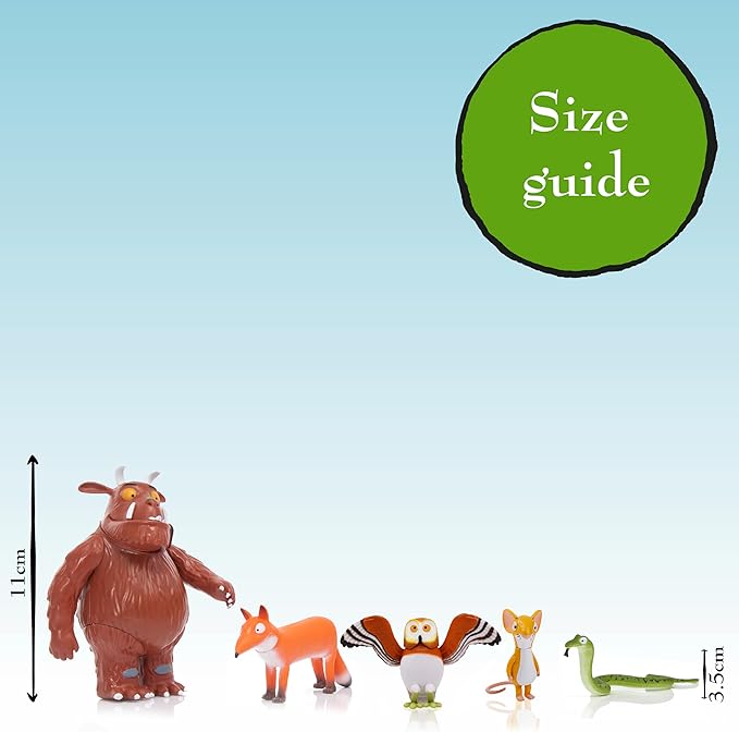 WOW! PODS Stuff The Gruffalo Story Time Family Pack Mini Play Figures | Official Toy Characters Set from The Julia Donaldson and Axel Scheffler Childrens Books and Films