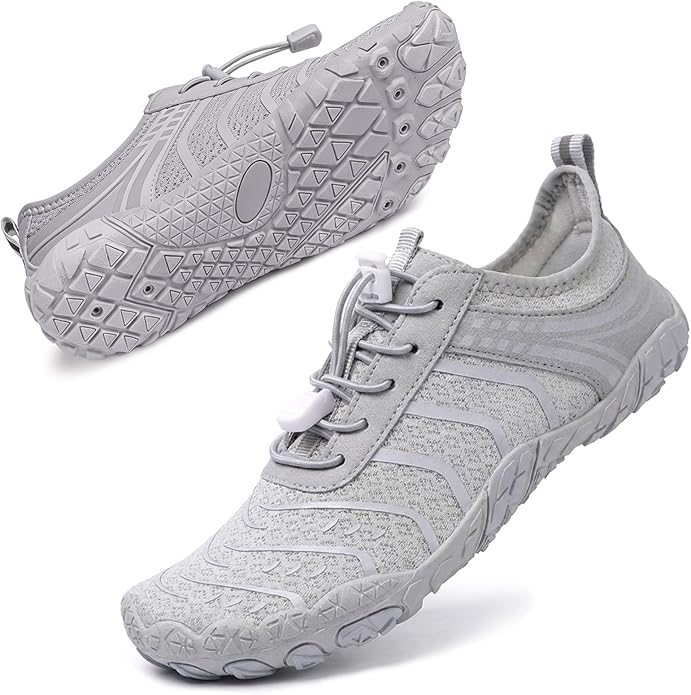 Barefoot Shoes for Women & Men, Grounded Walking Hiking Barefoot Shoes, Wide Toe Box Non-Slip Water Athletic Footwear, Comfortable Vitality Barefoot Footwear, Trail Running Sneakers Unisex