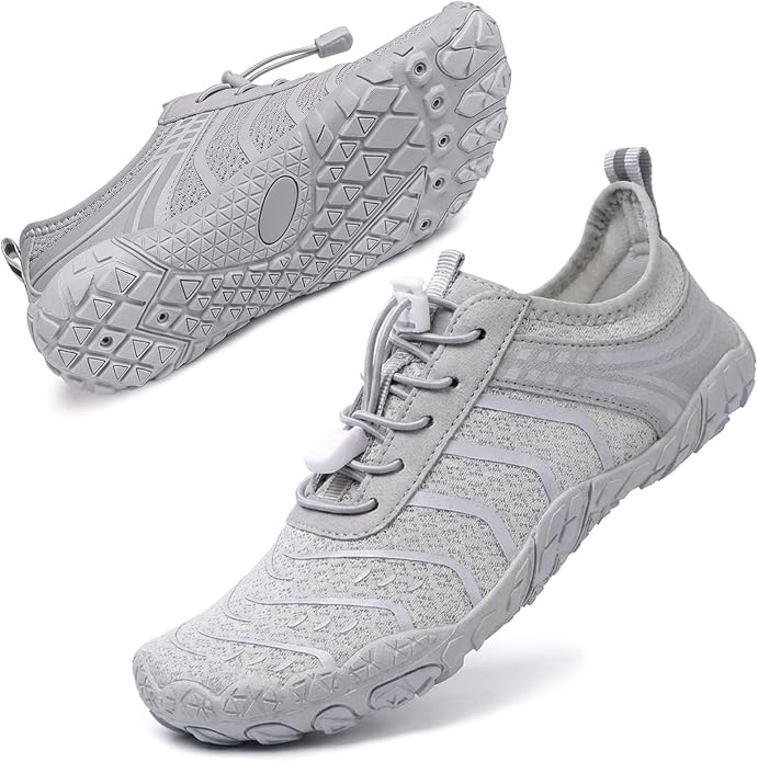 Barefoot Shoes for Women & Men, Grounded Walking Hiking Barefoot Shoes, Wide Toe Box Non-Slip Water Athletic Footwear, Comfortable Vitality Barefoot Footwear, Trail Running Sneakers Unisex