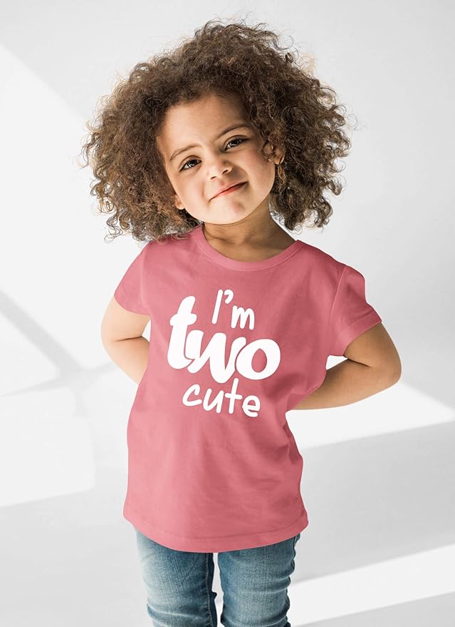 2nd Birthday Outfits for Toddler Girls im Two Cute Shirt Girl 2 Years Old Second Birthday
