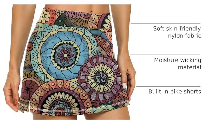 LouKeith Tennis Skirts for Women Golf Athletic Activewear Skorts Mini Summer Workout Running Shorts with Pockets