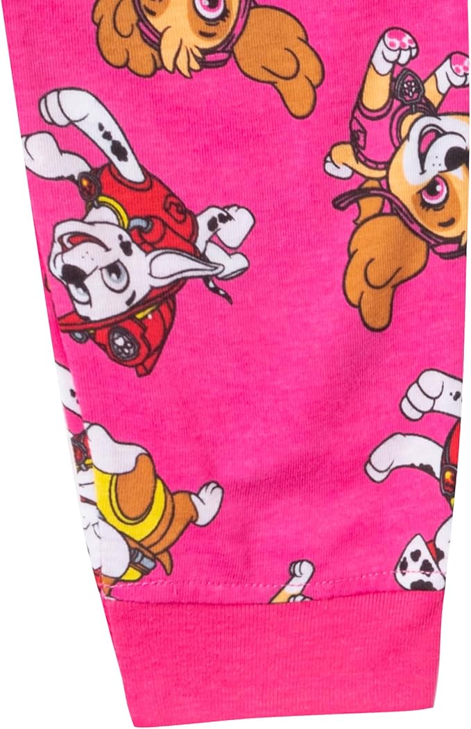 Nickelodeon Paw Patrol Girls Long Sleeve Shirt and Pants Set for Toddler and Little Kids