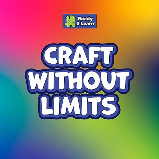 READY 2 LEARN Dough Tools | Set of 6 | Play dough Accessories | Roll, Cut, Mold and Flatten | Chunky Art Supplies for Toddler Crafts