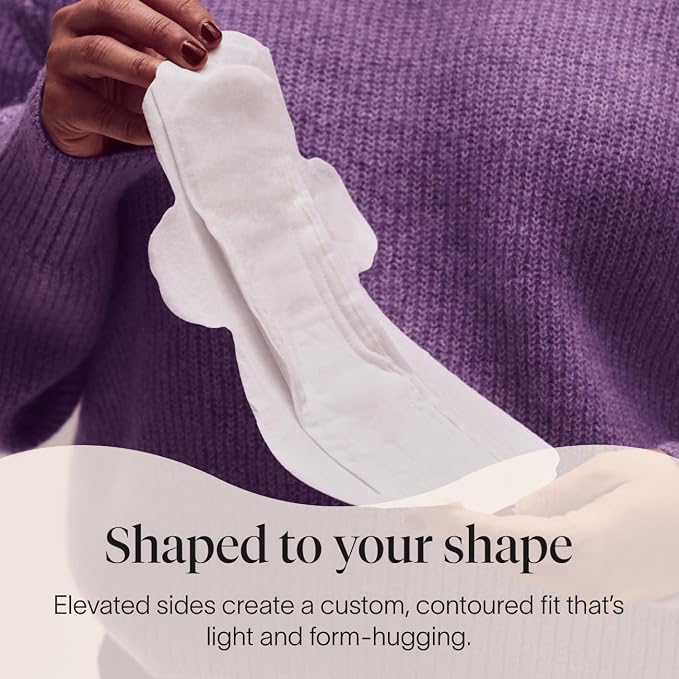 Cora 100% Organic Cotton Topsheet Pads (68 Made to Move Super Pads)
