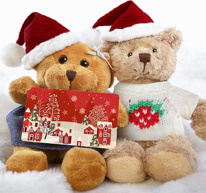 Bencailor 10 Pieces Christmas Doll Clothes Set Clothes Accessories Winter Christmas Outfits Knitted Santa Sweater for Doll Accessories(Classic Style)