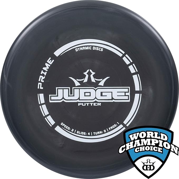 Dynamic Discs Judge Disc Golf Putter, Men and Women Frisbee Golf Putter Set, 170g+, Discs Golf Color & Stamp Will Vary, 5 Pack
