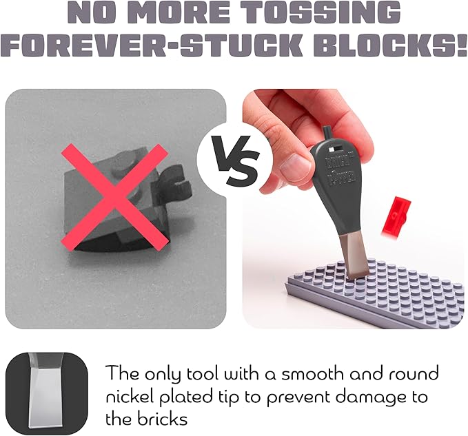 World's Fastest Brick Separator - Efficient Remover for Kids & Adults - Ages 6+