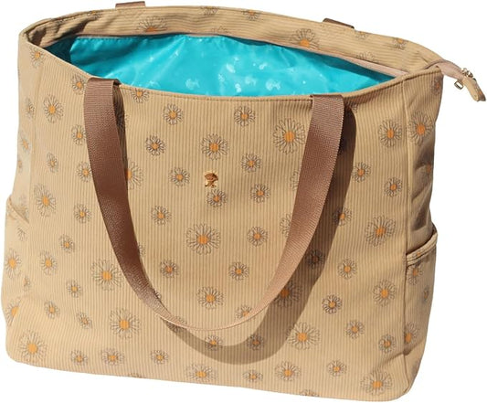 ESVAN LARGE BEACH BAG Water Resistant Lightweight 20 inch Women Oversize Tote Bag for Gym Beach Travel Pool Yoga Nurse