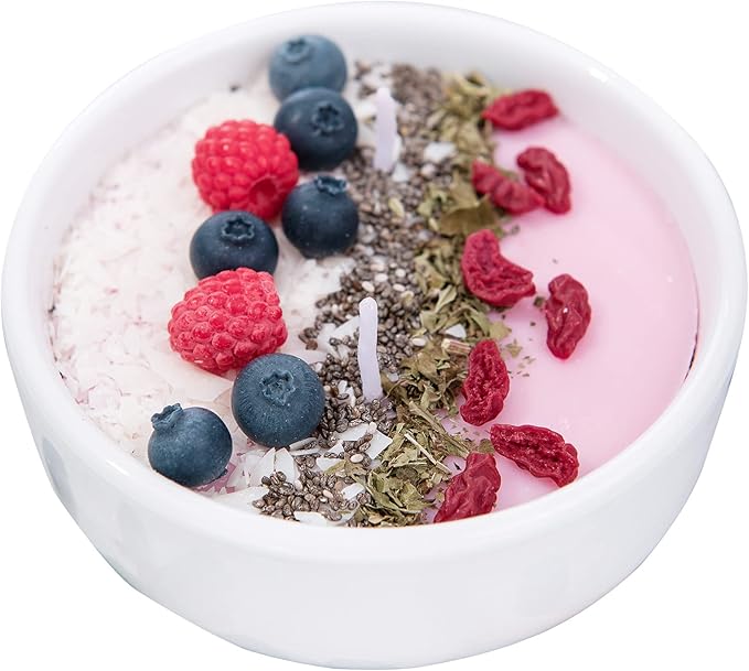Smoothie Yogurt Bowl Scented Soy Candle Morning Ritual Gift for Your Lovers Friends