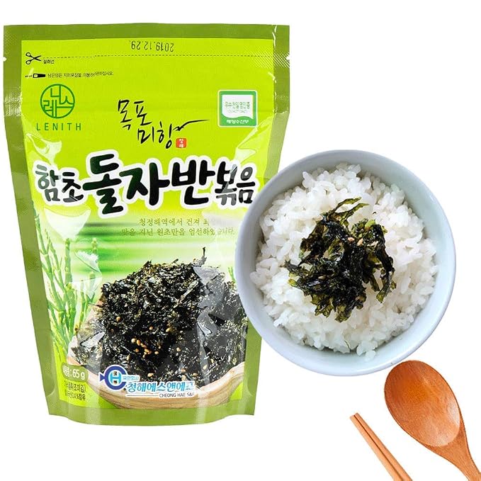 [LENITH] Mokpo Hamcho Seaweed Doljaban Rice Seasoning, Laver korea - 2.3 oz