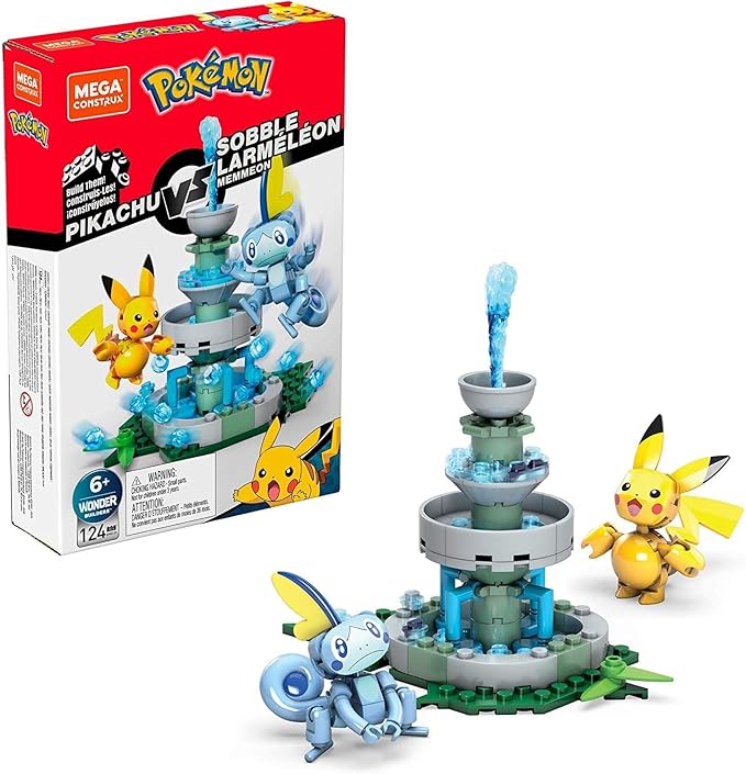 Pokemon Pikachu vs. Sobble Figure Building Set