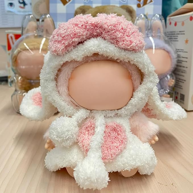 Clothes Fit for 17CM Doll, Fashion Doll Clothes Outfit Set Cute Theme Designer Toys Dress Accessories for Collector Fans Display (Bunny)