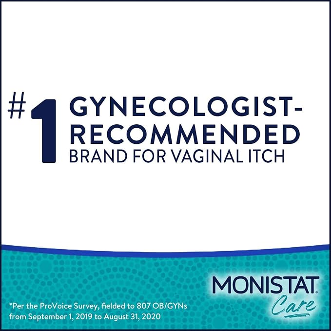 Monistat Instant Itch Relief Cream for Women, Fragrance-Free Formula with Aloe Vera Soothes and Cools Vaginal Itch, 1 Oz, Pack of 2