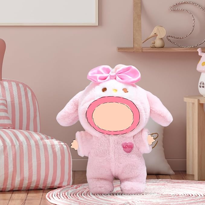 2025 New Doll Clothes Set, Clothes Set Outfit for Dolls, Adorable Doll Clothing, Keychain Accessories for Dolls, (NO Doll)(Pink)