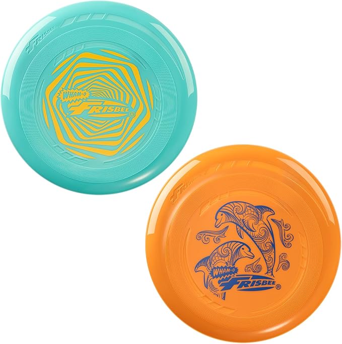 Frisbee Go Flying Disc, 9 Inch Lightweight Sports Disc for Beginners Outdoor Beach Backyard Lawn Park Camping Family Activity Game - 70g