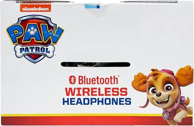eKids Paw Patrol Skye Liberty Bluetooth Headphones for Kids, Wireless Headphones with Microphone Includes Aux Cord, Earphones for School, Home, or Travel (Paw Patrol Skye Liberty)