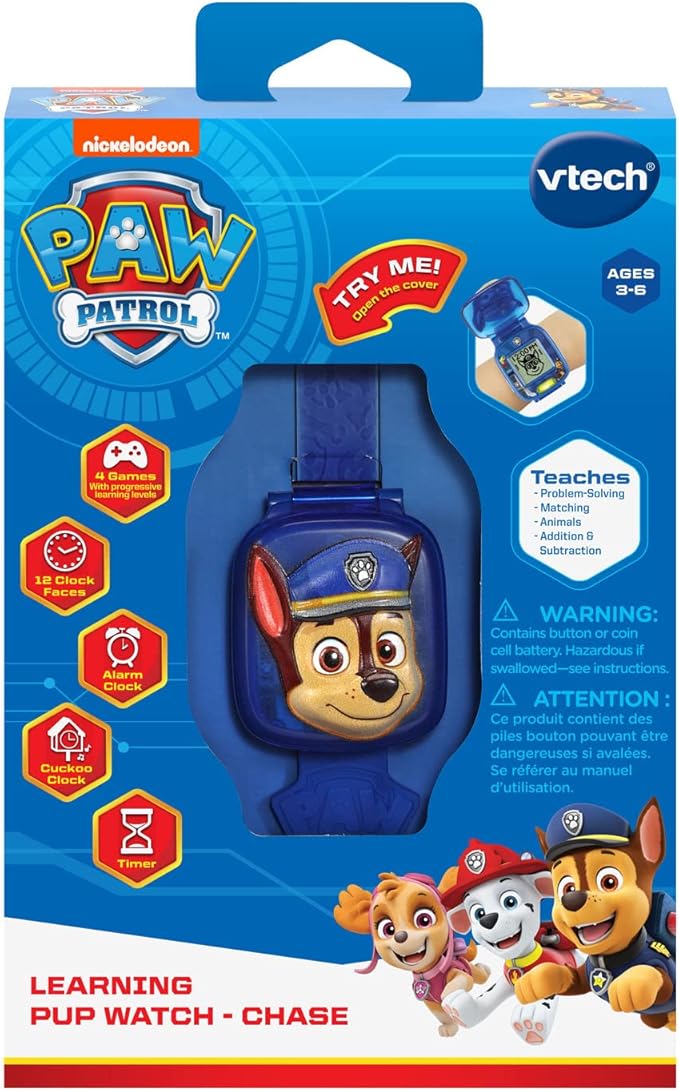 VTech PAW Patrol Learning Pup Watch, Chase