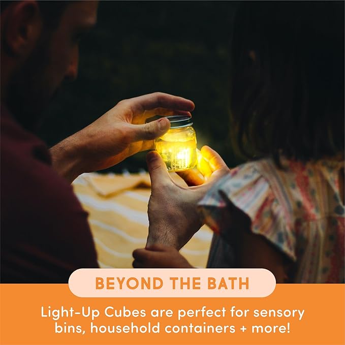 Glo Pals x Sesame Street Water-Activated Light-Up Cubes Bundle for Sensory Play - 12 Packs (Sunny Days are Here) - Valentine Day Gift