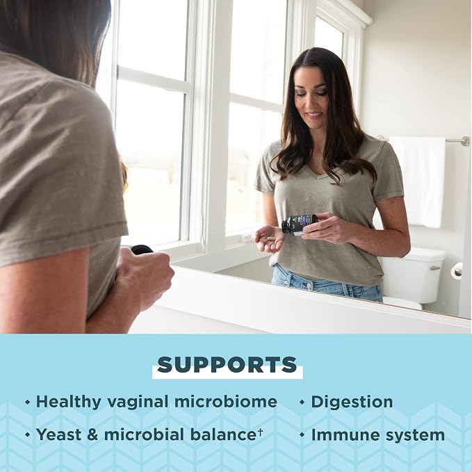 Ancient Nutrition Probiotic for Women, Once Daily Women's Probiotics for Vaginal Health, 30ct, Healthy Yeast Balance for Feminine Care, Made with Cranberry and Apple Cider Vinegar, 25 Billion CFUs*