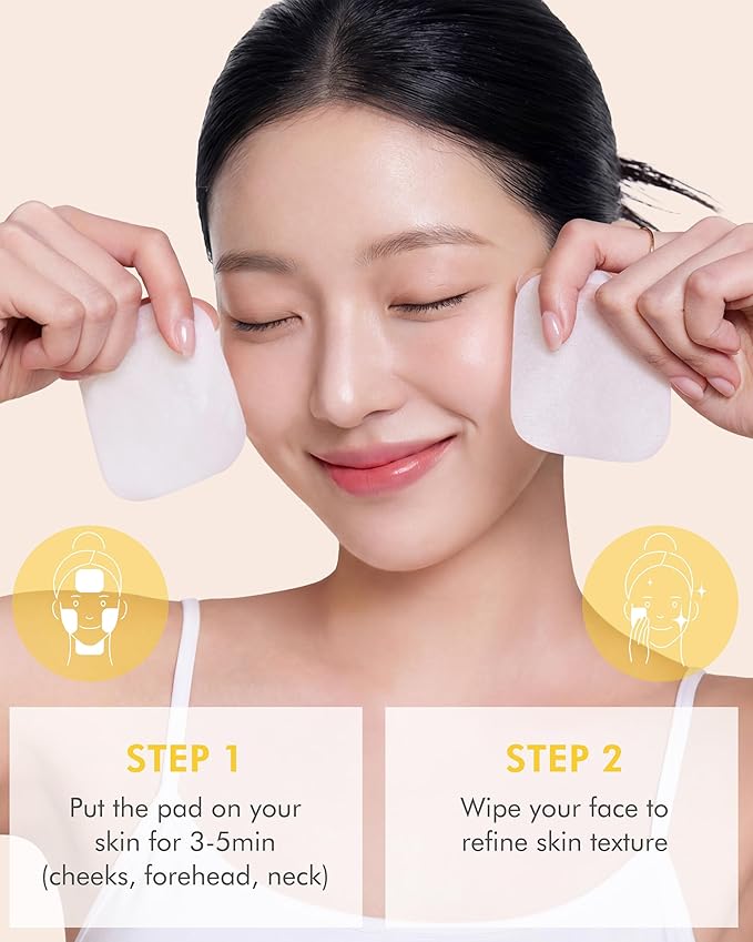 DERMAL Vitamin Toner Pad - Korean Toner Pad for Skin Glow & Vitality Improvement with Vitamin C - Vegan Pure Cotton Square Pads - Travel Kit 12 ea, 3 Pack (Total 36 ea)