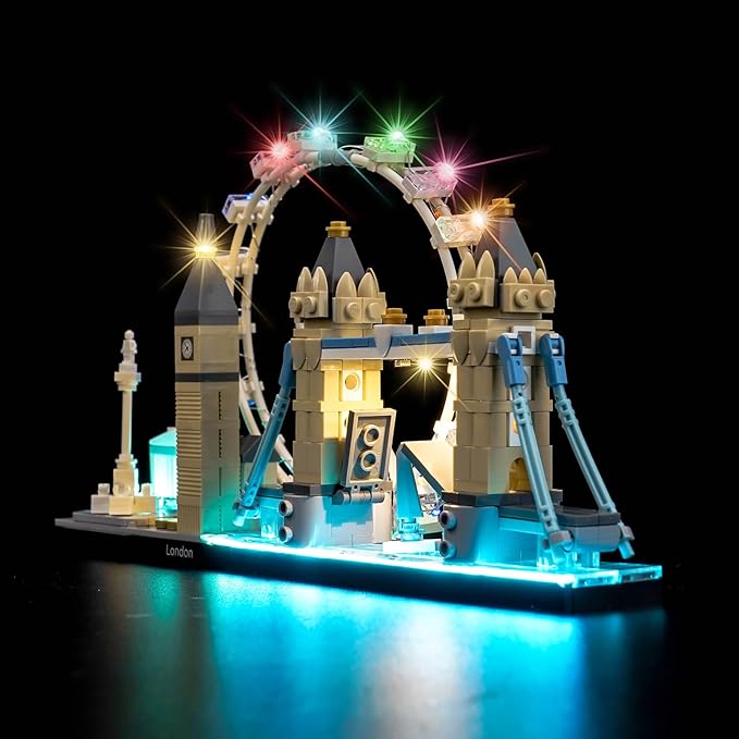 LED Lighting Compatible with LEGO Architecture London Skyline 21034，Light Kit Compatible with LEGO 21034, NOT Included The Model Set - JUST Lights