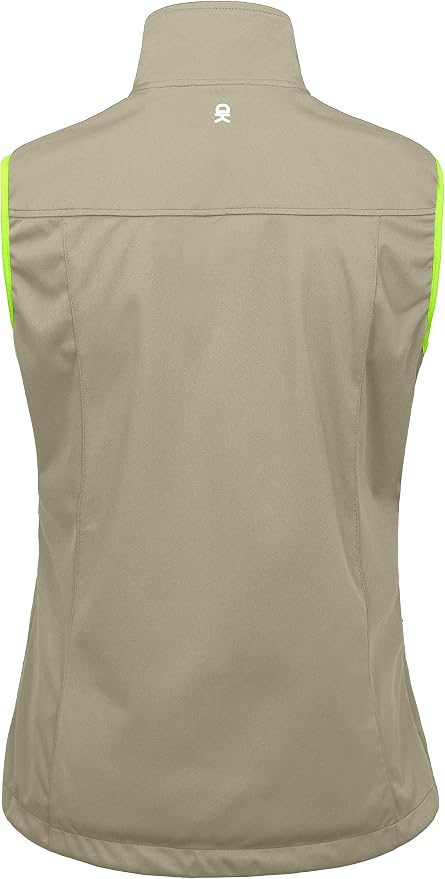 Little Donkey Andy Women's Lightweight Softshell Vest, Windproof Sleeveless Jacket for Running Hiking Travel