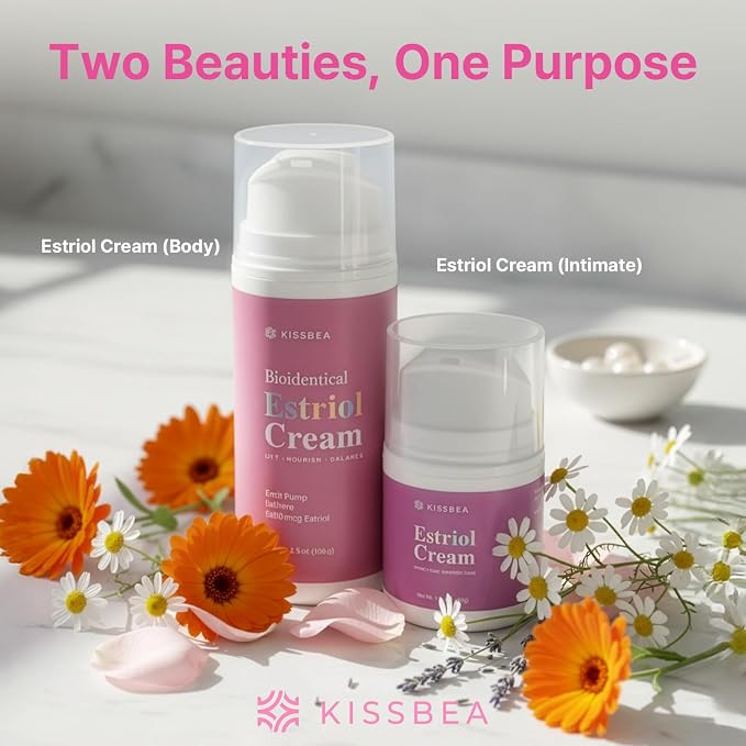 Intimate Bioidentical Estriol Cream for Women - Natural Estrogen Intimate Moisturizer for Menopause Relief - External Intimate Moisturizer (1.06 oz)