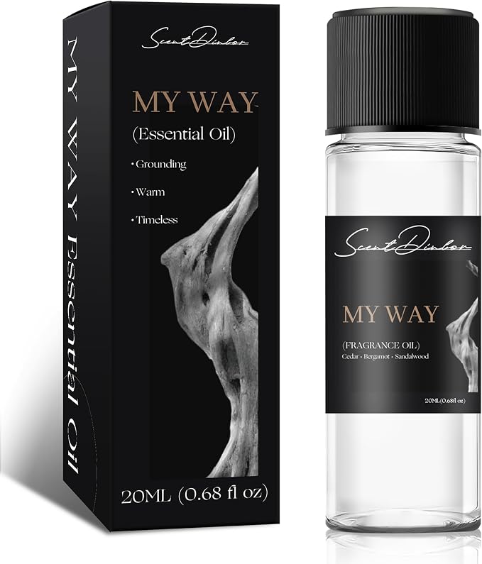 My Way Diffuser Oil - Hotel Diffuser Oil Inspired by Luxury 5-Star Hotel - Woody Notes - Comforting Cedar, Cypress, Lemon - Fragrance Oil Fits Any Diffuser, 20mL