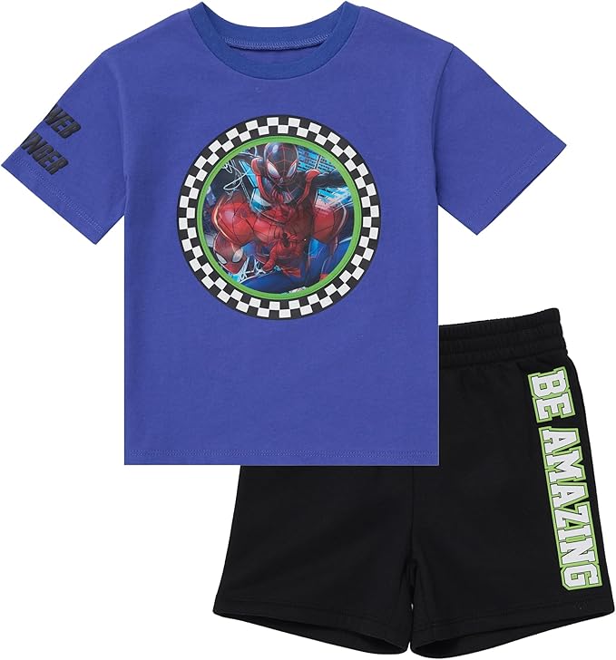 Marvel Boys' Spiderman S/S Lenticular Shor