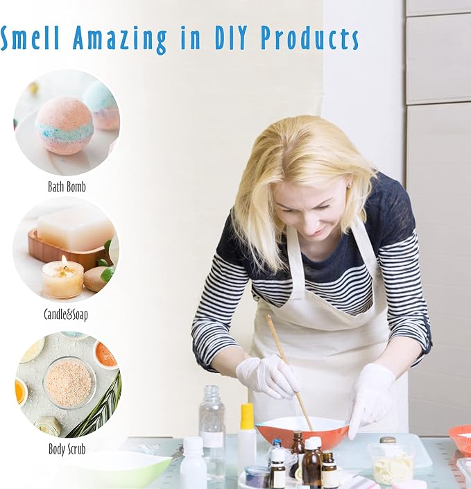 Beach Fragrance Oils Set, MitFlor Essential Oils for Diffusers for Home, 6x10ml, Fragrance Oil for Soap Candle Making, Premium Summer Diffuser Oils Scents, Pink Sands, Ocean Mist and More