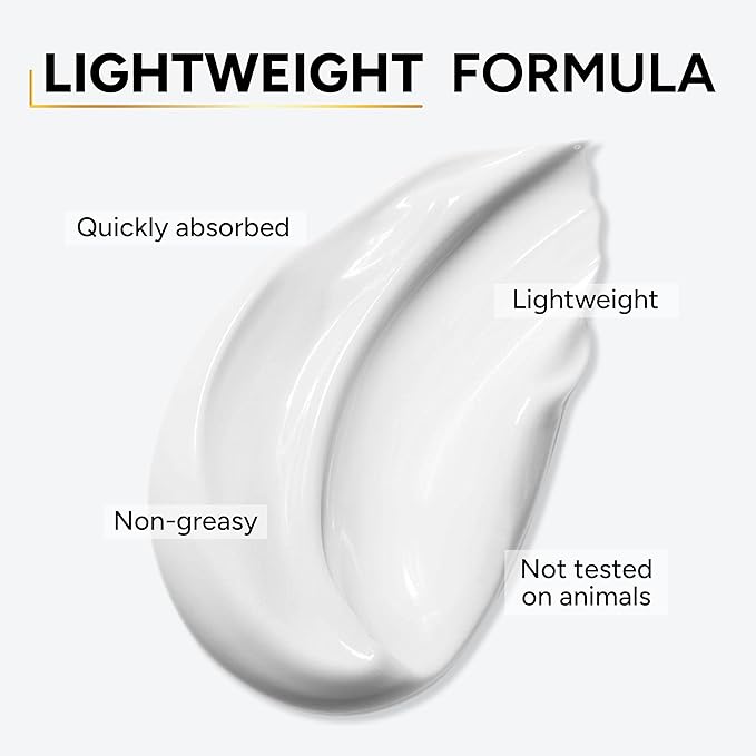 Retinol Cream for Face with Collagen Peptides - Anti Aging Wrinkle Cream for Women and Men - Day-Night Facial Moisturizer with Hyaluronic Acid - Tightening and Skin Firming - Neck & Décolleté