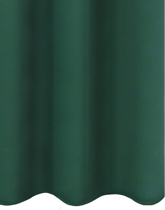 LEMOMO Green Blackout Curtains 34 x 63 Inch Length/Set of 2 Curtain Panels/Thermal Insulated Room Darkening Blackout Curtains for Bedroom