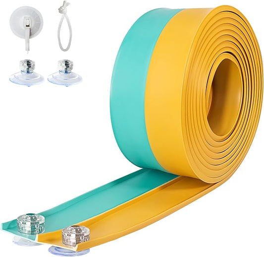 Flex Tracks 15 Ft for Kids Starter Set, Flexible Race Car Ramp Track with Suction Cups Compatible with Hot Wheels and Diecast 1/64th Cars for Ages 3 & Up (Daytona Blue & Yellow)