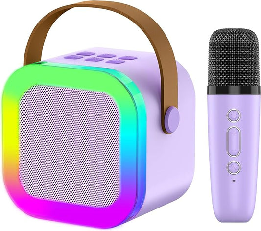 Kids Karaoke Microphone Machine Toy, 4-12 Years Old Girls Christmas Birthday Gift for Girls, Karaoke Toys Gifts for Girls Ages 4, 5, 6, 7, 8, 9, 10, 12 +Year Old Birthday Party.