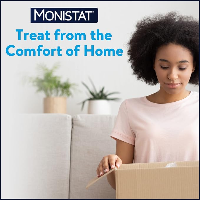 Monistat 1-Day Yeast Infection Treatment for Women, 1 Pre-Filled Tioconazole Cream Applicator, Fast-Acting Relief for Vaginal Itching, (Pack of 4)